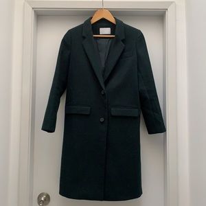 Oak and Fort fitted winter coat